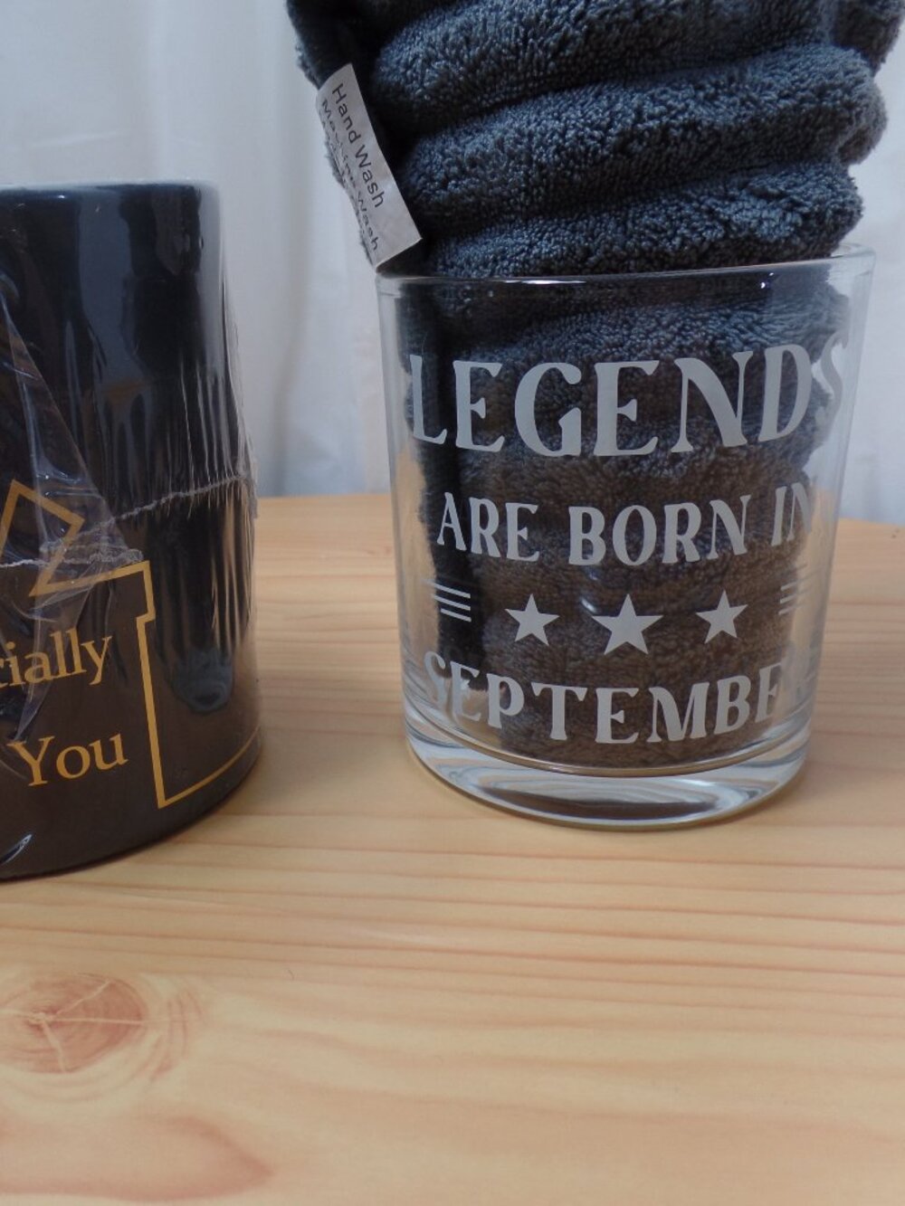 Legends Are Born in September Whiskey Glass Birthday Gifts for Adults 10oz